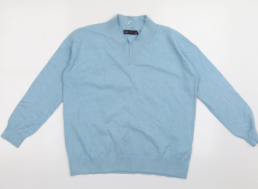 Marks and Spencer Womens Blue  Viscose Pullover Sweatshirt Size S  Pullover