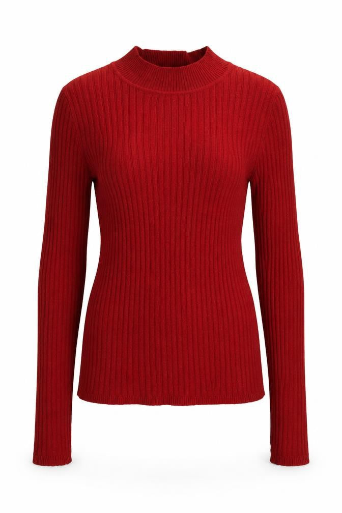Primark Womens Red  Viscose Pullover Sweatshirt Size 8  Pullover