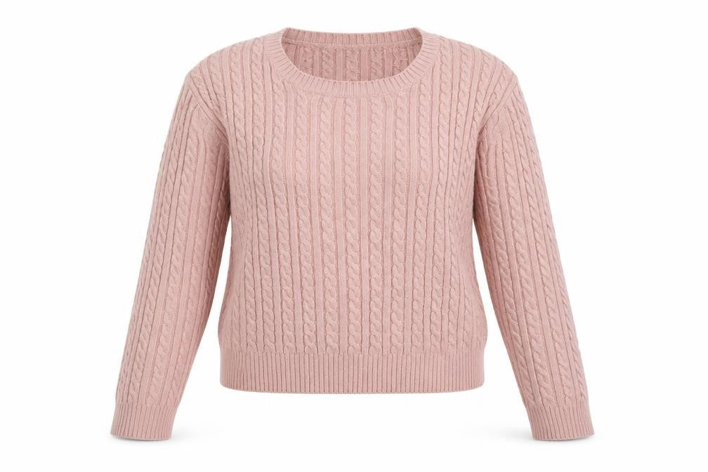 Pull&Bear Womens Pink Geometric Polyester Pullover Sweatshirt Size L  Pullover