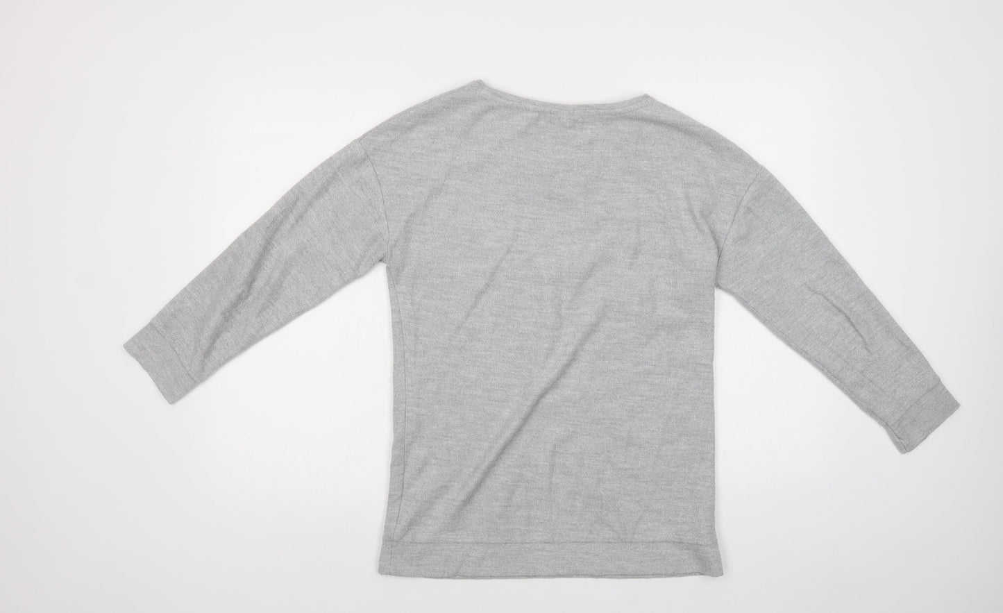 NEXT Girls Grey  Polyester Pullover Sweatshirt Size 13 Years   - Star