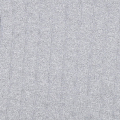 George Womens Grey Crew Neck  Polyester Pullover Jumper Size M