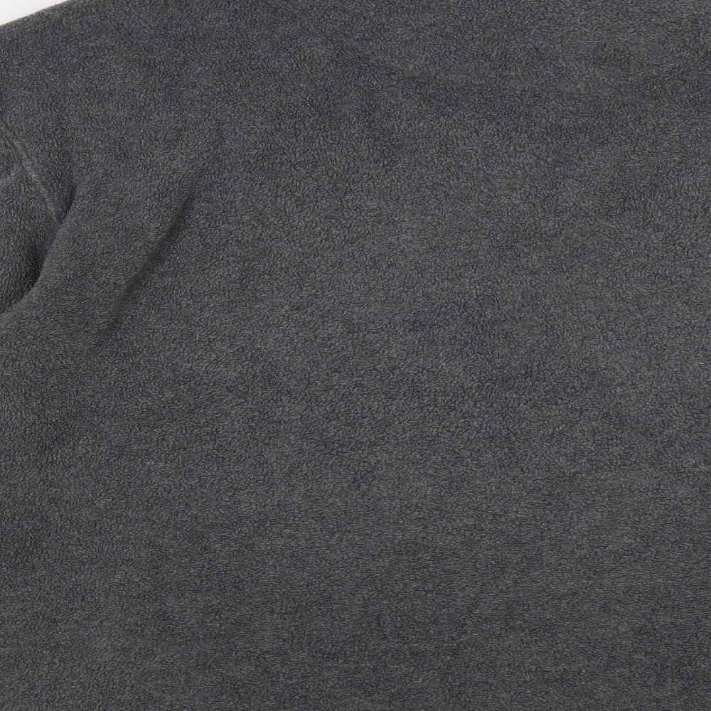 CS Athletic Mens Grey  Polyester Henley Sweatshirt Size L