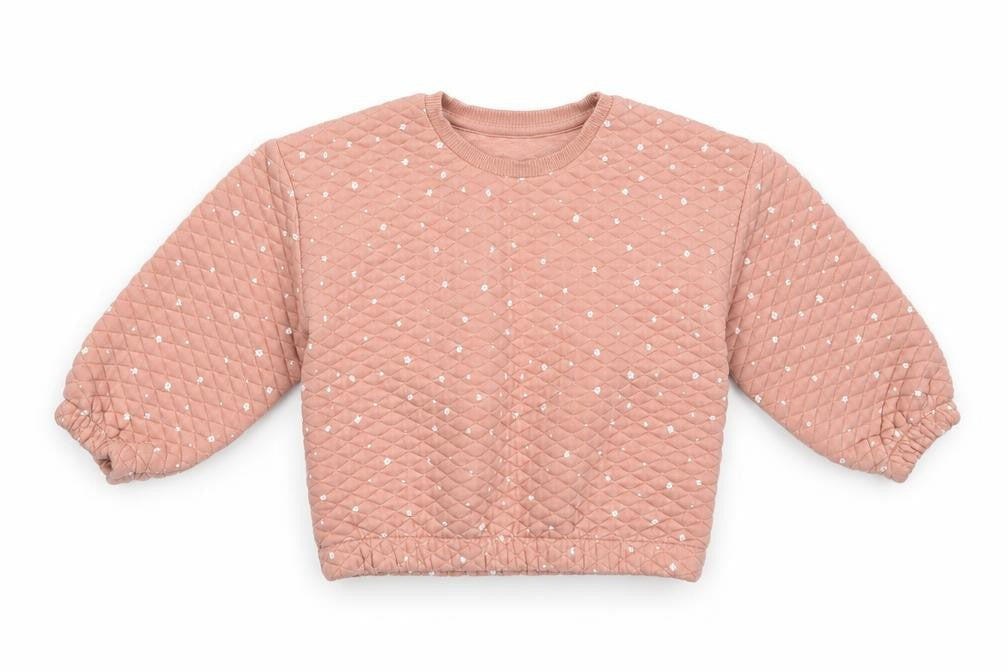 Matalan Girls Pink Floral Polyester Pullover Sweatshirt Size 2-3 Years