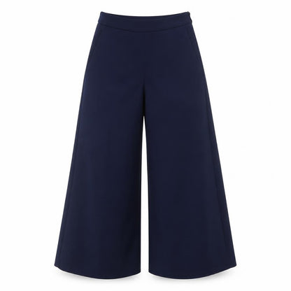 Queenie London Womens Blue  Polyester Dress Pants Trousers Size 8 L23 in Regular Zip