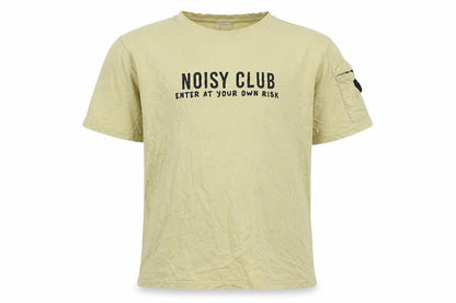 Zara Boys Beige  Cotton Basic T-Shirt Size 10 Years Crew Neck Pullover - Noisy Club