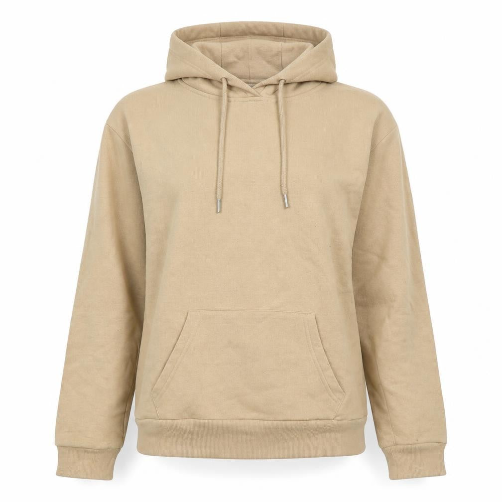 Primark Womens Beige  Cotton Pullover Hoodie Size 6  Pullover