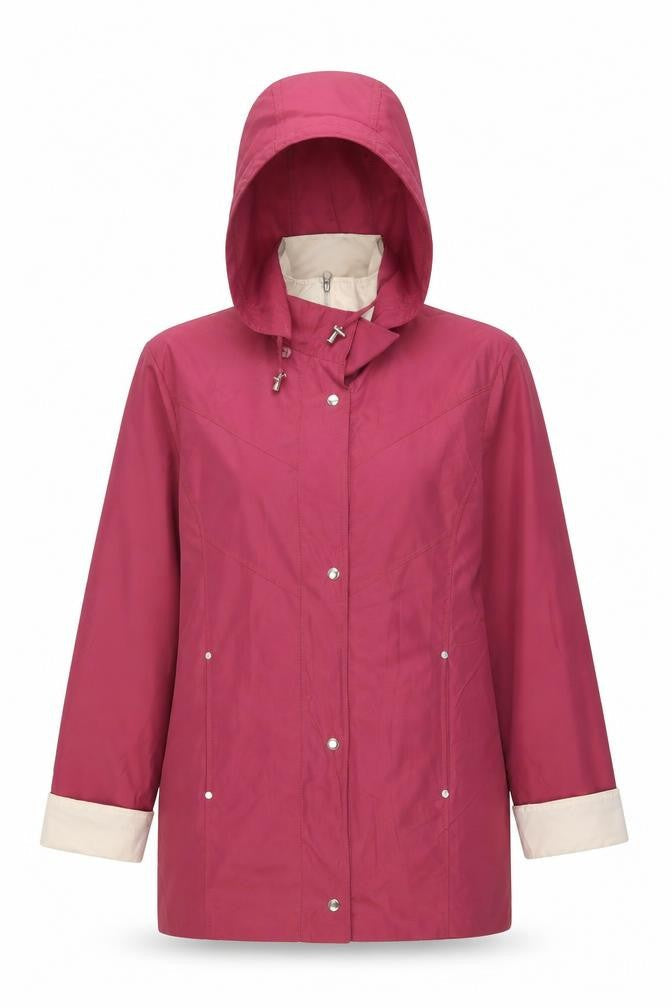 Gabriella Vicenga Womens Red   Jacket  Size 14  Zip