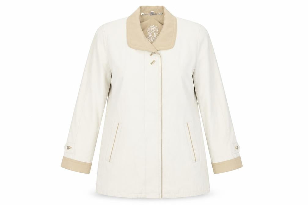 Preworn Womens Beige   Jacket Coat Size 10