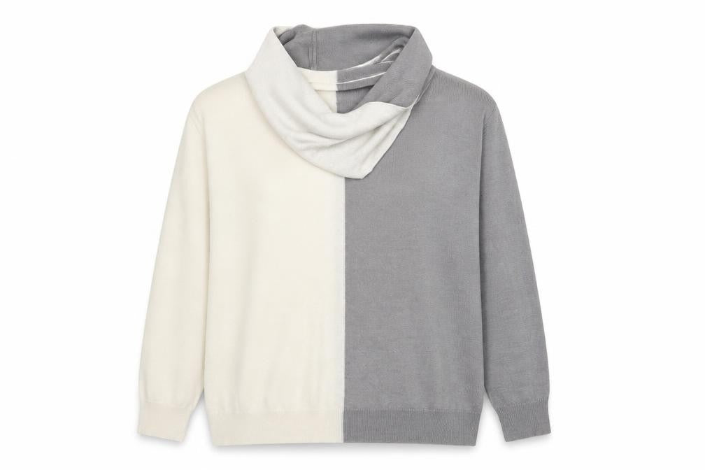 Preworn Womens Ivory Round Neck  Acrylic Pullover Jumper Size 12