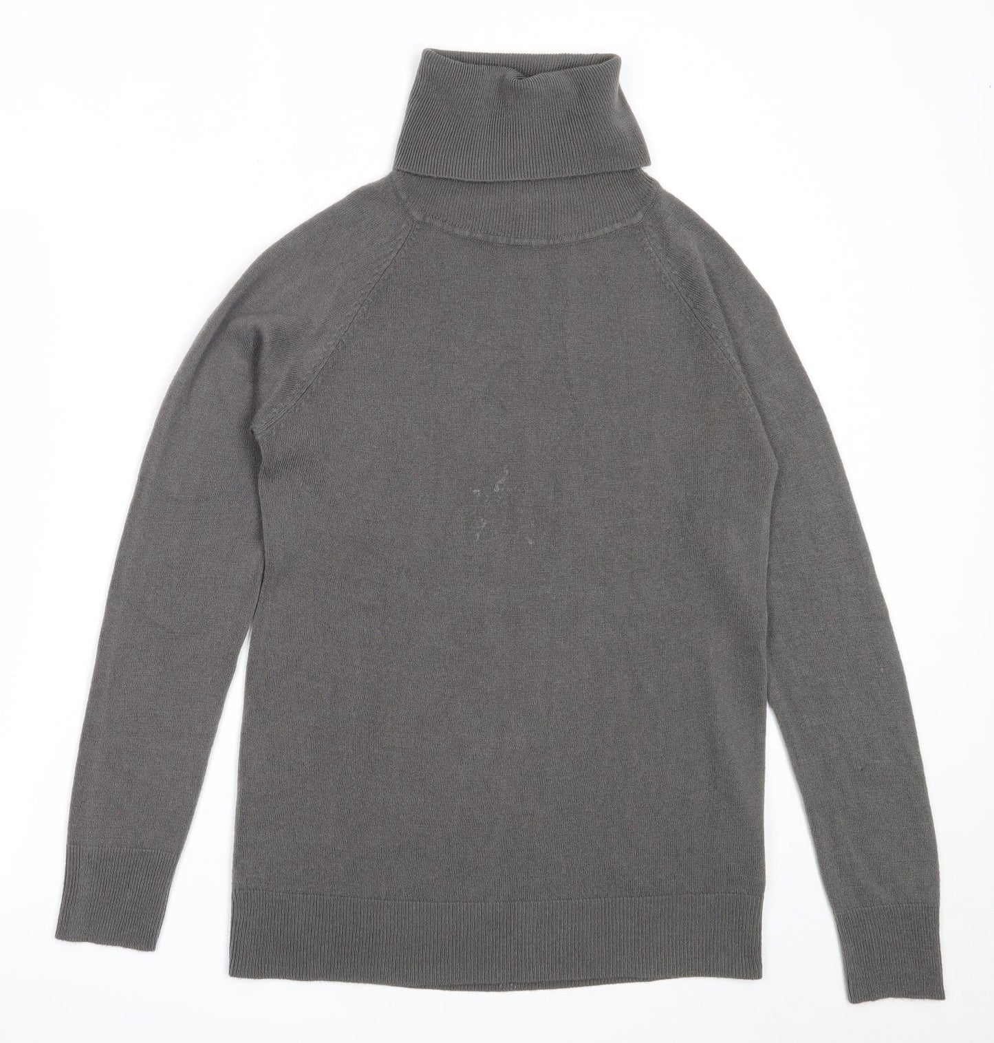 Atmosphere Womens Grey Roll Neck  Acrylic Pullover Jumper Size 10