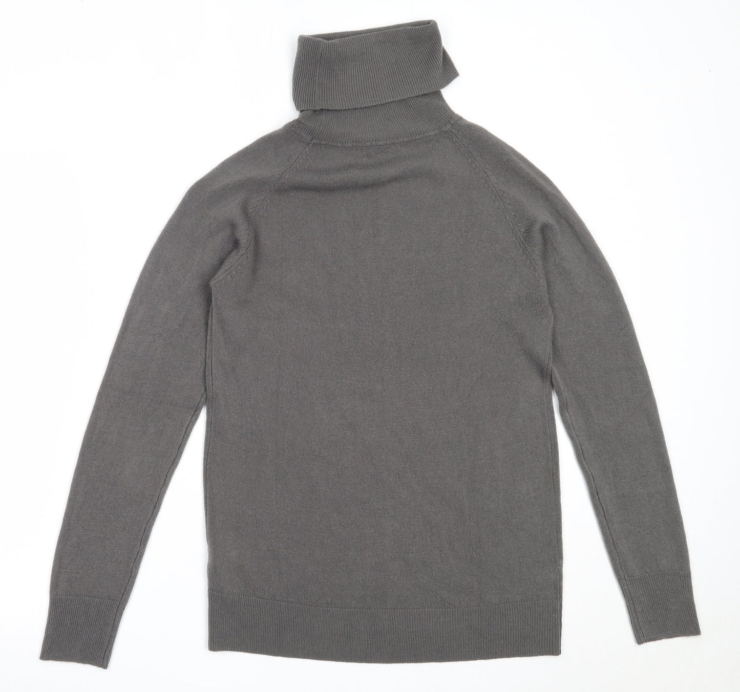 Atmosphere Womens Grey Roll Neck  Acrylic Pullover Jumper Size 10
