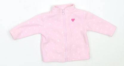Dunnes Girls Pink   Jacket  Size 0-3 Months