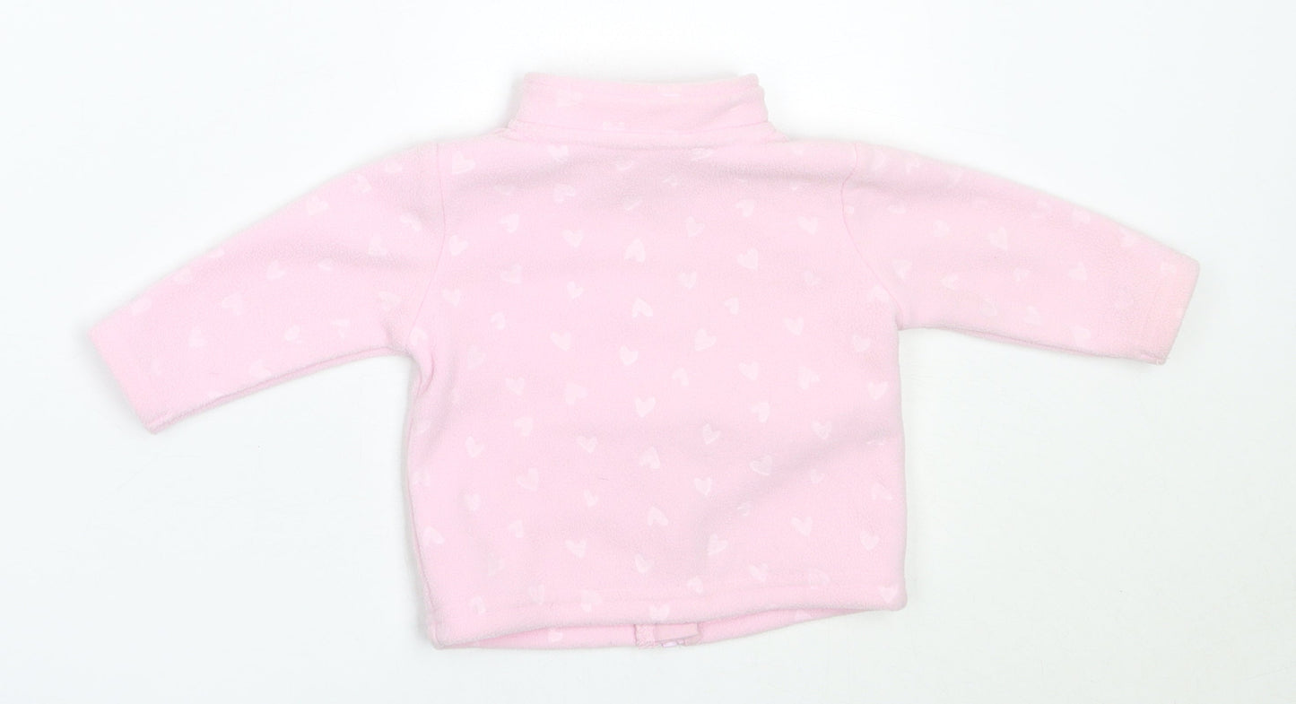 Dunnes Stores Girls Pink   Jacket  Size 0-3 Months