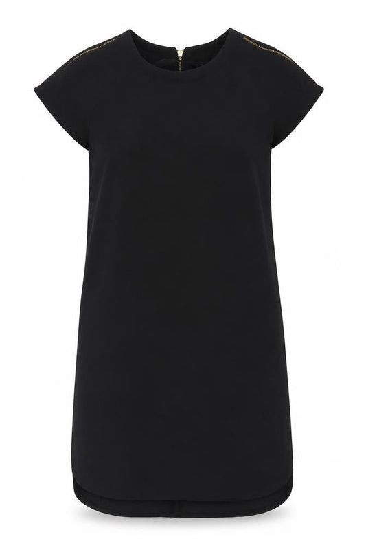 Atmosphere Womens Black  Polyester Shift  Size 8  Round Neck