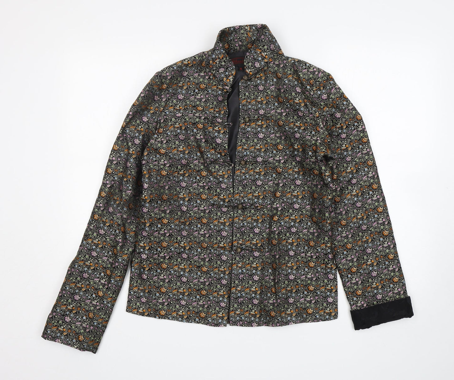 Henki Womens Multicoloured Floral  Jacket Blazer Size M