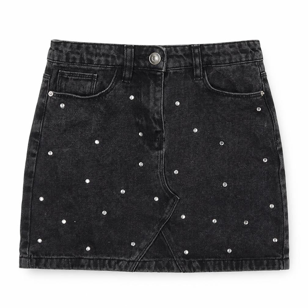 Matalan Girls Grey  Cotton Tulip Skirt Size 9 Years  Regular