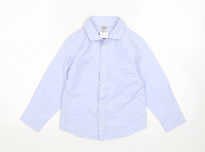 Urban rascals Boys Blue  Polyester Basic Button-Up Size 6 Years Collared