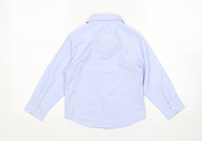 Urban rascals Boys Blue  Polyester Basic Button-Up Size 6 Years Collared