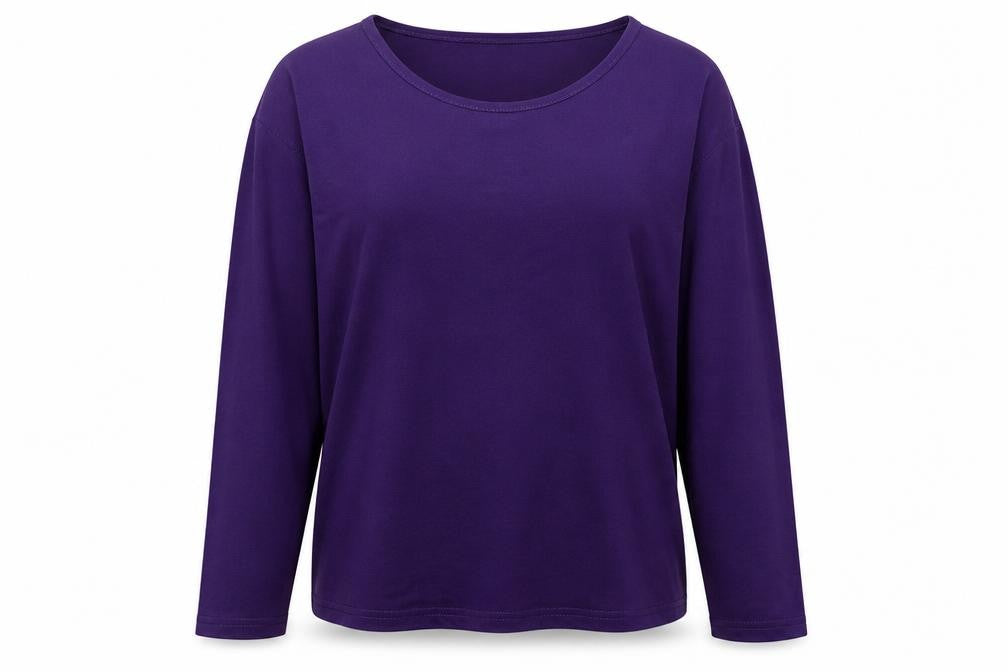 GW Classy Womens Purple  Polyester Pullover Sweatshirt Size XL  Pullover