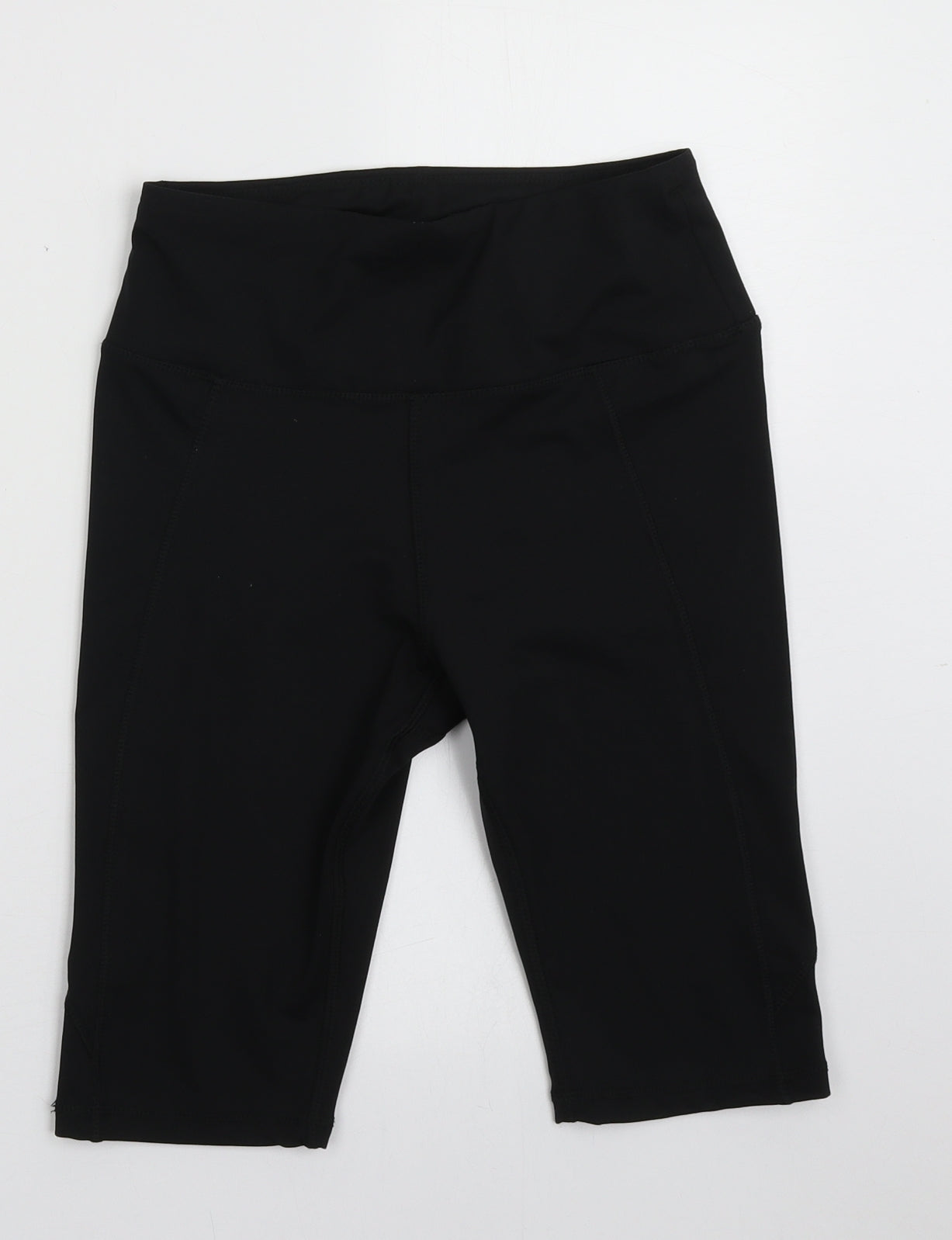Preloved Primark Womens Black  Polyester Sweat Shorts Size 6 L10 in Regular - Front