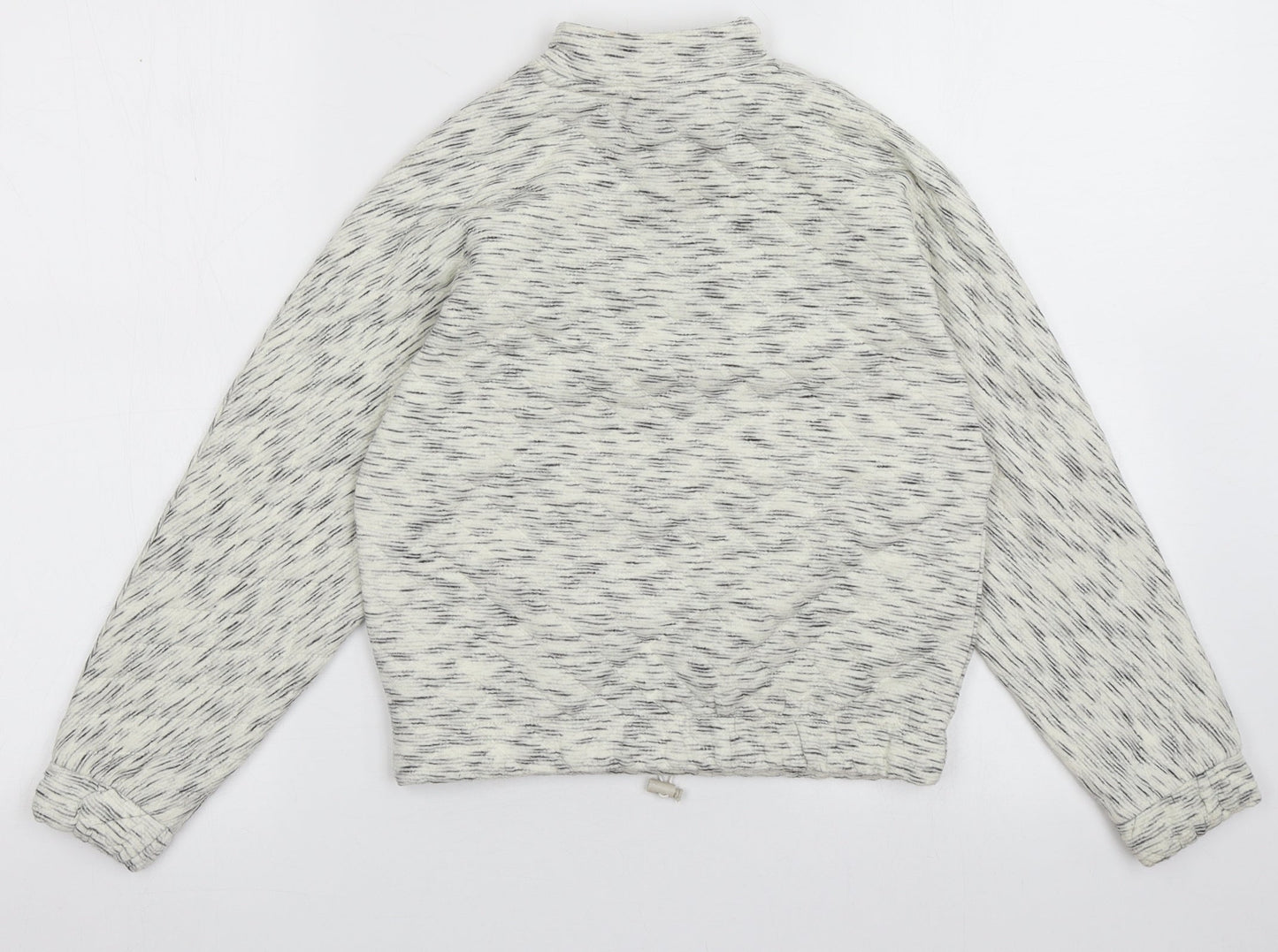 Matalan Girls Beige  Polyester Pullover Sweatshirt Size 9 Years  Zip