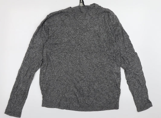 ASOS Mens Grey  Cotton Pullover Sweatshirt Size M