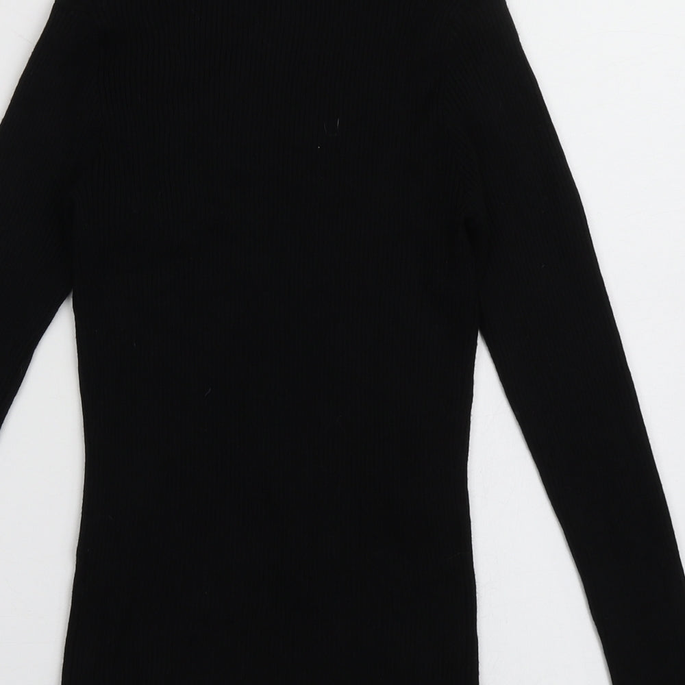 Primark Womens Black  Viscose Pullover Sweatshirt Size M  Pullover