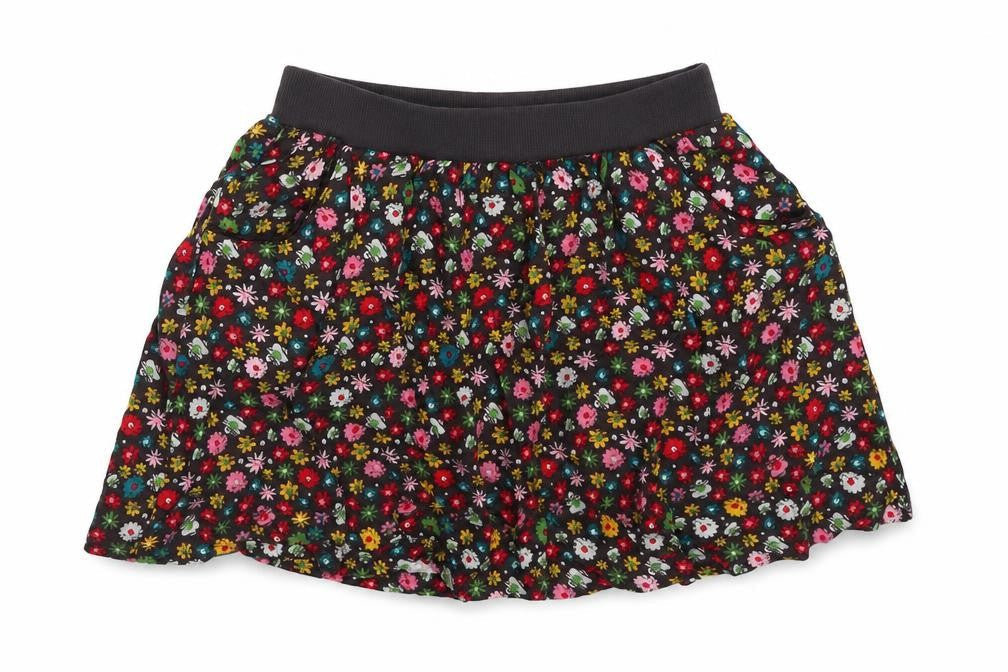 Boboli Girls Multicoloured Floral Viscose Skater Skirt Size 12 Years  Regular