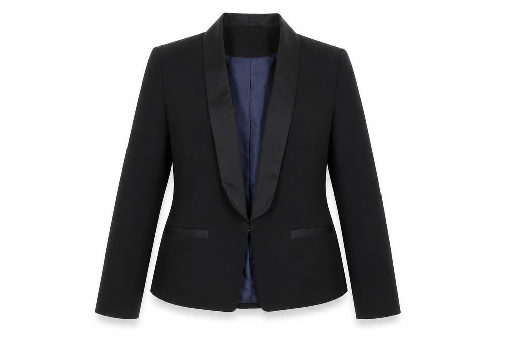 Atmosphere Womens Black  Polyester Jacket Suit Jacket Size 10