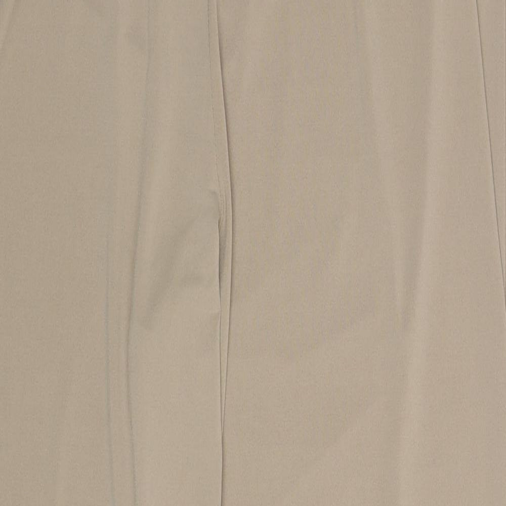 Nightingales Womens Brown  Polyester Trousers  Size 18 L28.5 in Regular