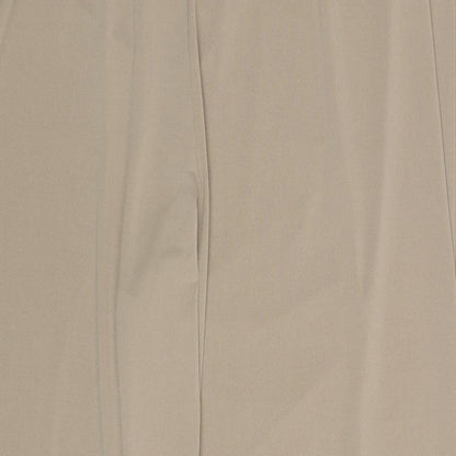 Nightingales Womens Brown  Polyester Trousers  Size 18 L28.5 in Regular