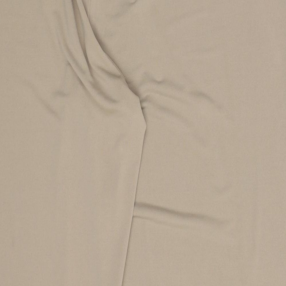 Nightingales Womens Brown  Polyester Trousers  Size 18 L28.5 in Regular