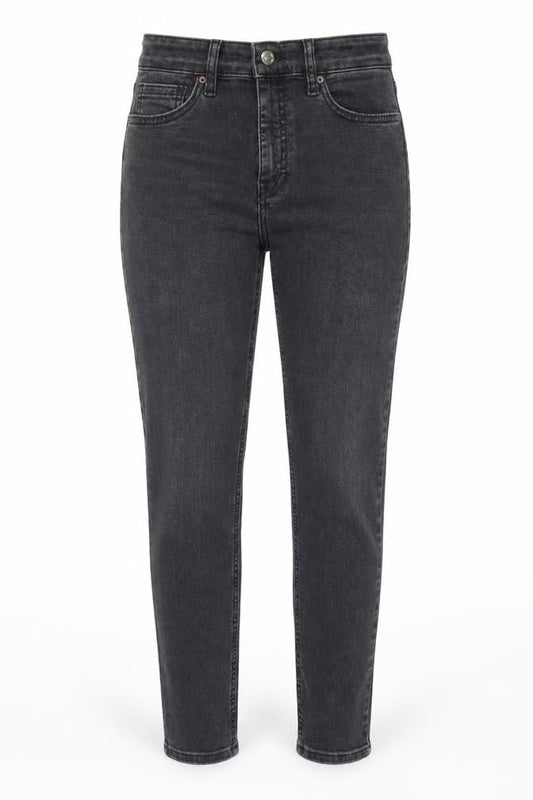 Topshop Womens Black  Cotton Skinny Jeans Size 26 in L30 in Regular