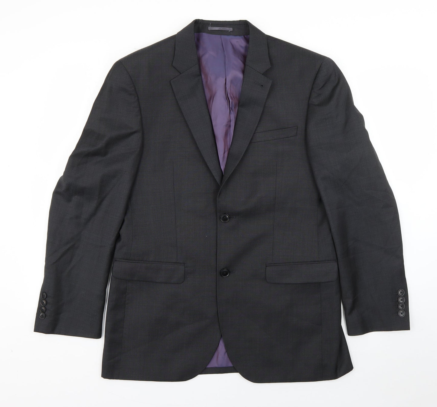 NEXT Mens Grey  Wool Jacket Suit Jacket