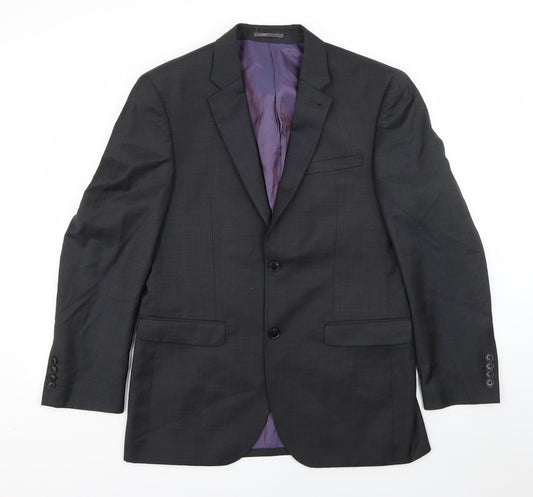 NEXT Mens Grey  Wool Jacket Suit Jacket