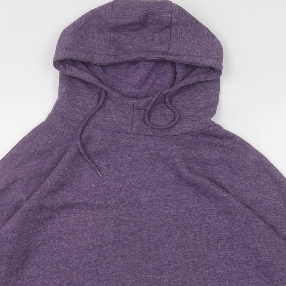 Dunnes Stores Womens Purple  Polyester Pullover Hoodie Size S  Pullover