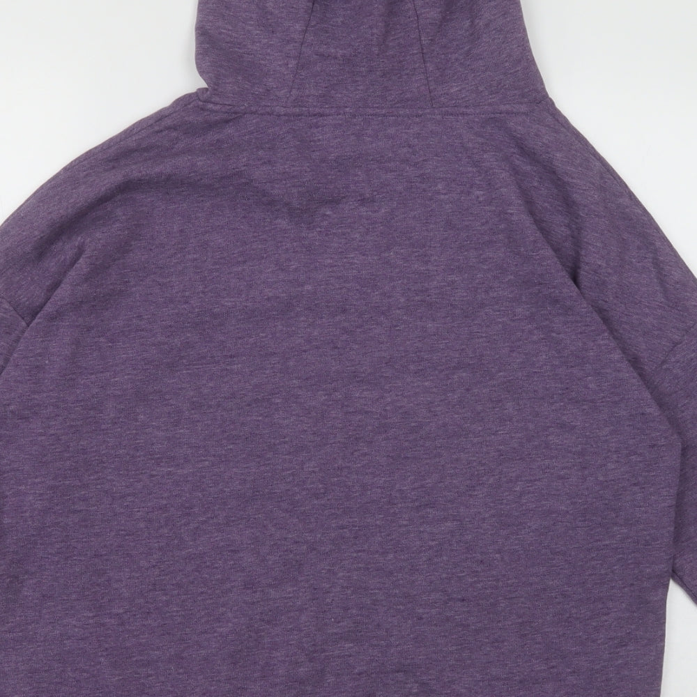 Dunnes Stores Womens Purple  Polyester Pullover Hoodie Size S  Pullover
