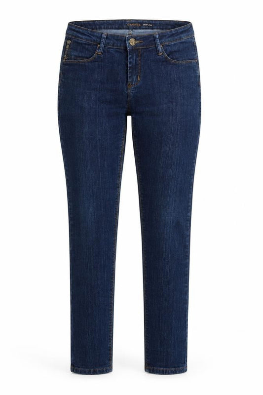 Cosmic Jeans Womens Blue  Cotton Skinny Jeans Size 12 L29 in Regular Button