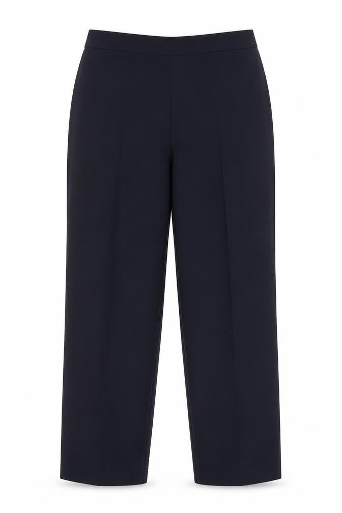 Emma Womens Blue  Polyester Trousers  Size 16 L26 in Regular