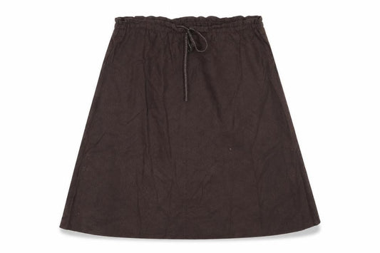 H&M Womens Brown  Linen Flare Skirt Size 46 in