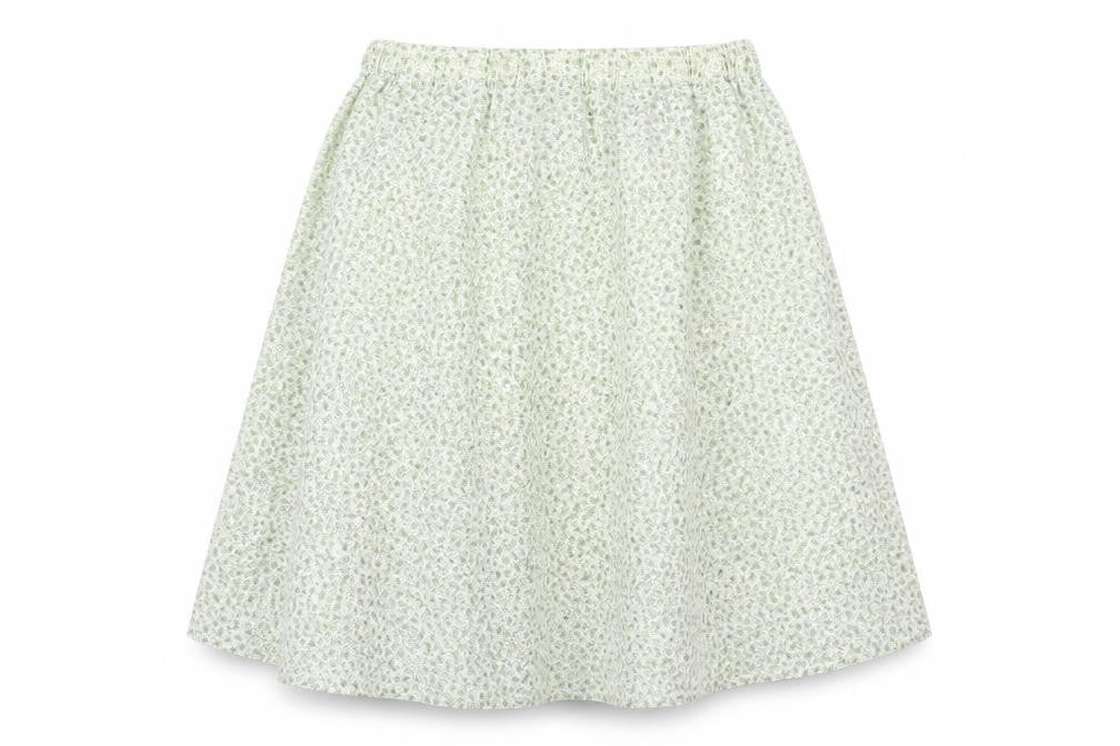 SheIn Womens Green Floral Polyester Flare Skirt Size XS