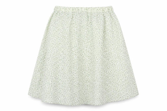 SHEIN Womens Green Floral Polyester Flare Skirt Size XS