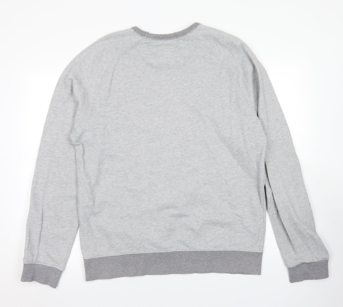 Blue Harbour Mens Grey  Cotton Pullover Sweatshirt Size M