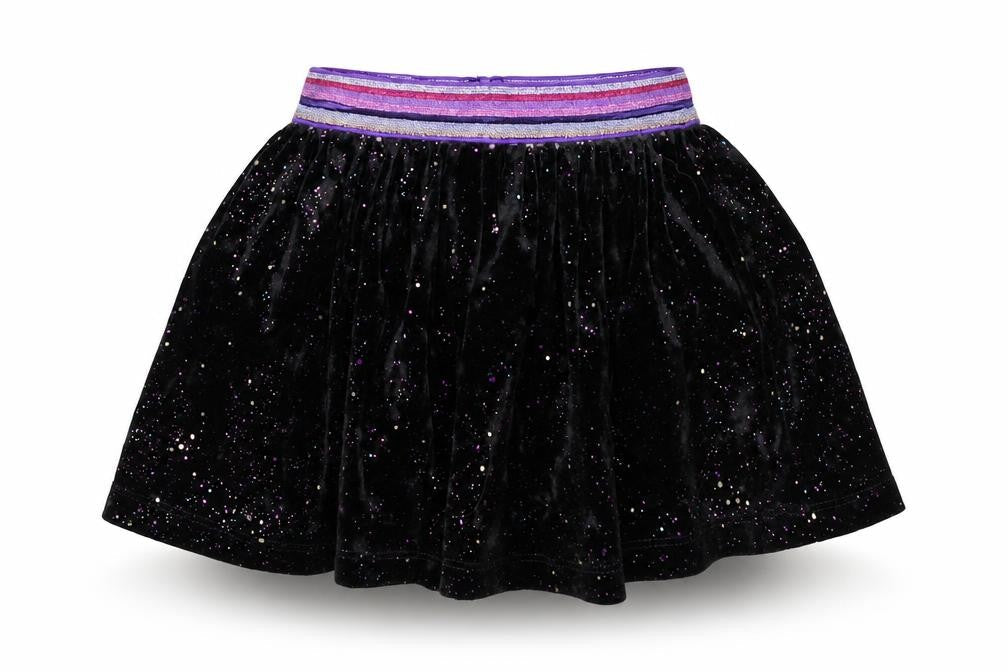 Nutmeg Girls Black  Polyester A-Line Skirt Size 2-3 Years  Regular