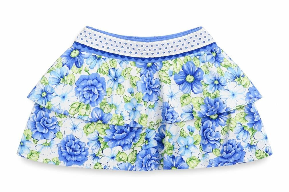 Preworn  Womens Multicoloured Floral Polyester Mini Skirt Size 10