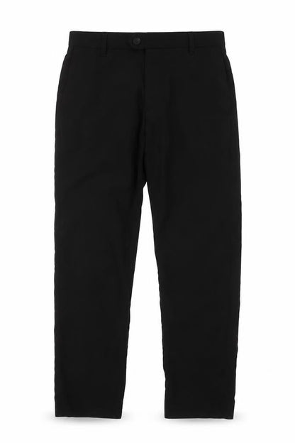 Next Mens Black  Polyester Capri Trousers Size 30 L31 in Regular Button
