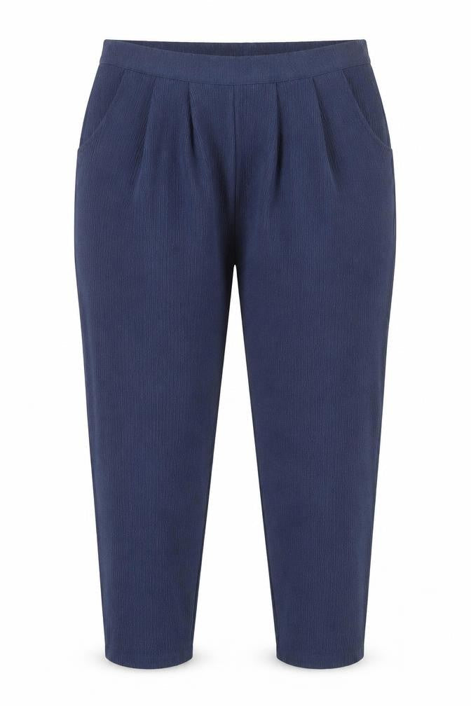 bobnmarch Womens Blue  Polyester Trousers  Size 16 L30 in Regular