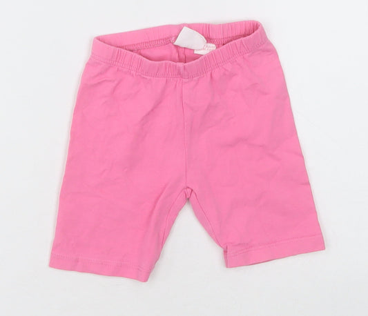 Zara Girls Pink  Cotton Shorts Outfit/Set Size 18-24 Months