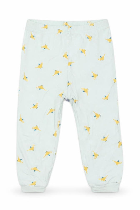 George Girls Green Geometric Cotton  Pyjama Pants Size 18-24 Months  Pullover - tea pot