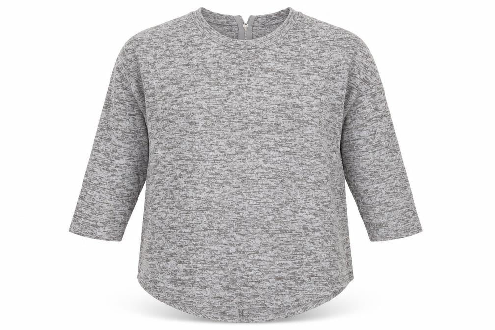 Primark Womens Grey  Polyester Pullover Sweatshirt Size S  Zip